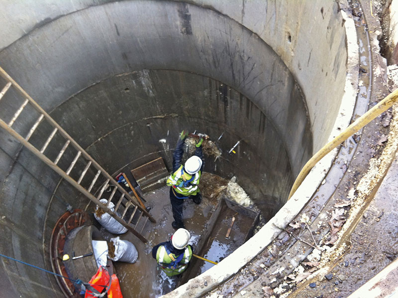 Fast Emergency Response: DSI DRILL TEK injects Wastewater System Shaft Fast Emergency Response: DSI DRILL TEK injects Wastewater System Shaft