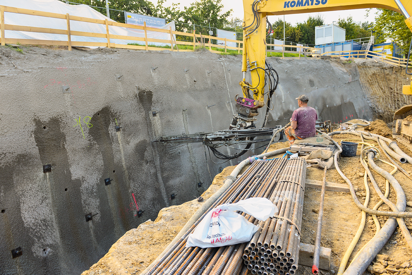 The Hagen Residential Community in Linz: DSI Hollow Bar System stabilizes Excavation The Hagen Residential Community in Linz: DSI Hollow Bar System stabilizes Excavation